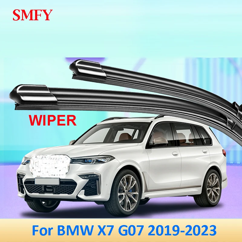 For BMW X7 G07 2019 2020 2021 2022 2023 Accessories Car Wiper LHD & RHD Front Wiper Blades Front Windshield Wiper Strips Sets