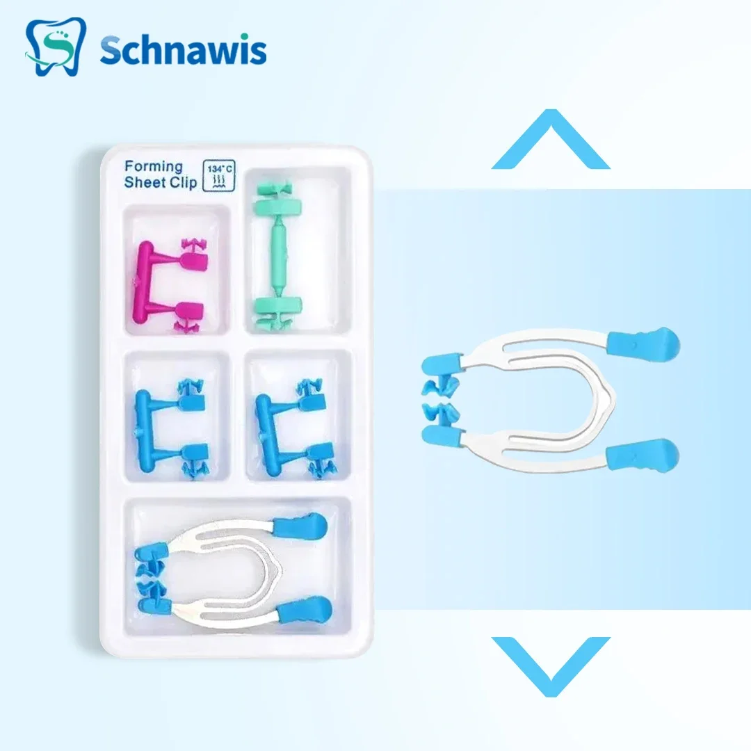 Dental Matrix Sectional Contoured Plier Kit Metal Spring Clip Matrices Clamps Wedges Rings Replaceable Tools