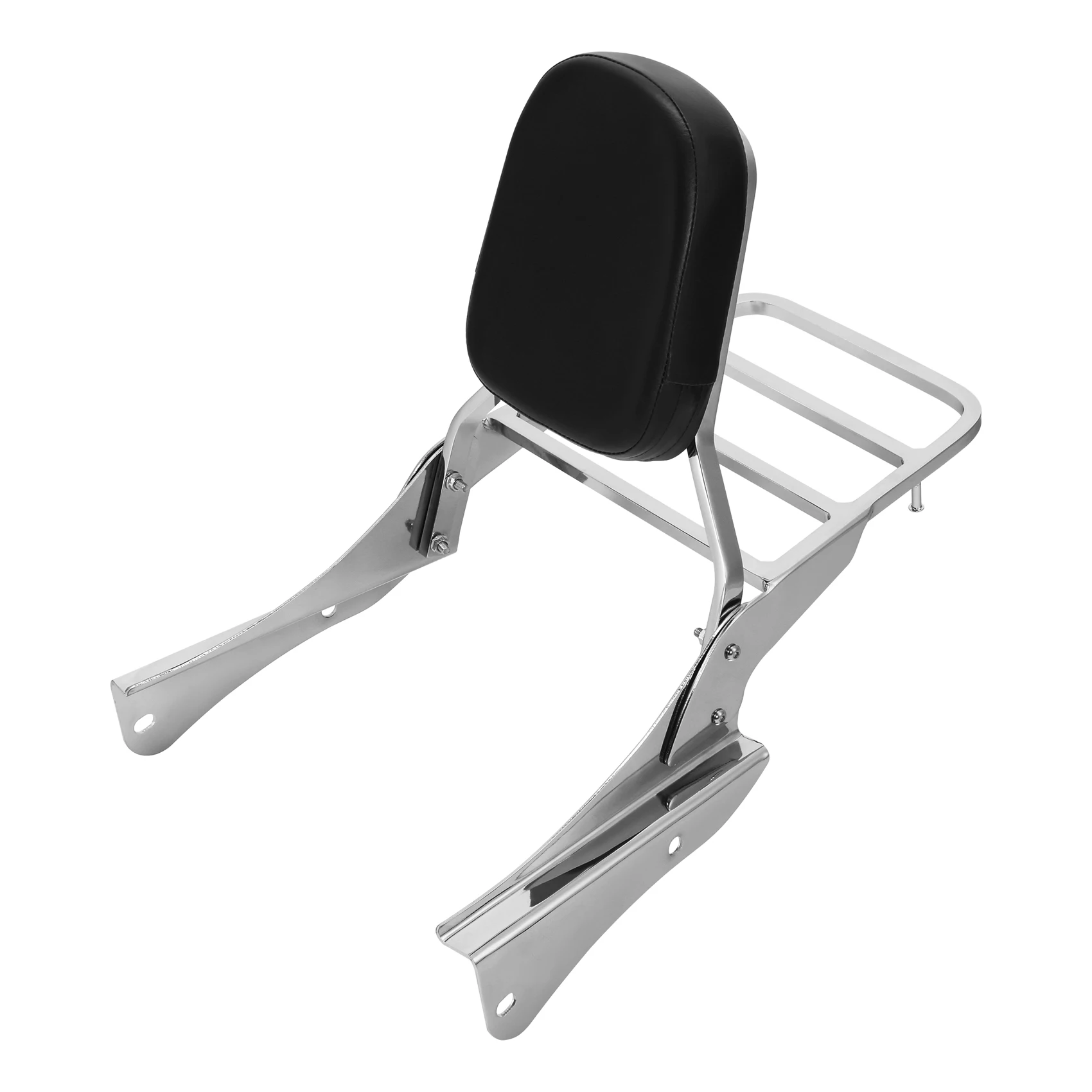 Backrest Sissy Bar Luggage Rack For Honda Shadow Spirit VT750DC VT 750 DC 2001-2003 2005-2007 Motorcycle