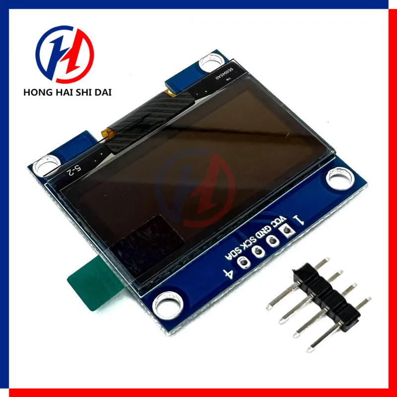 Imagem -02 - Módulo de Exibição de Tela Lcd Oled Branco Azul Spi Iic I2c Comunique-se Sh1106 128x64 128x64 4pin 7pin