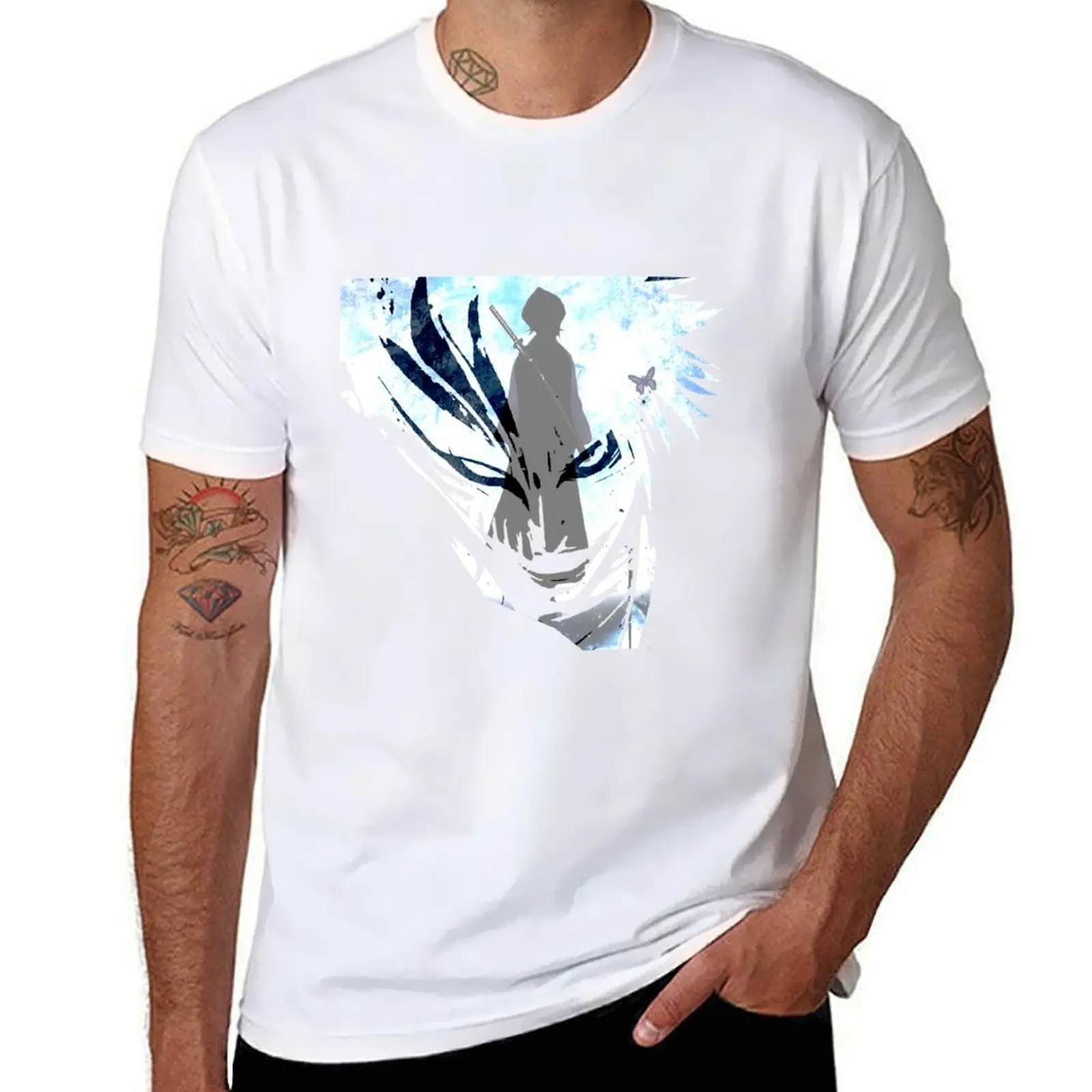 

Ichigo T-Shirt anime tshirt t shirts for man pack cotton T-Shirt