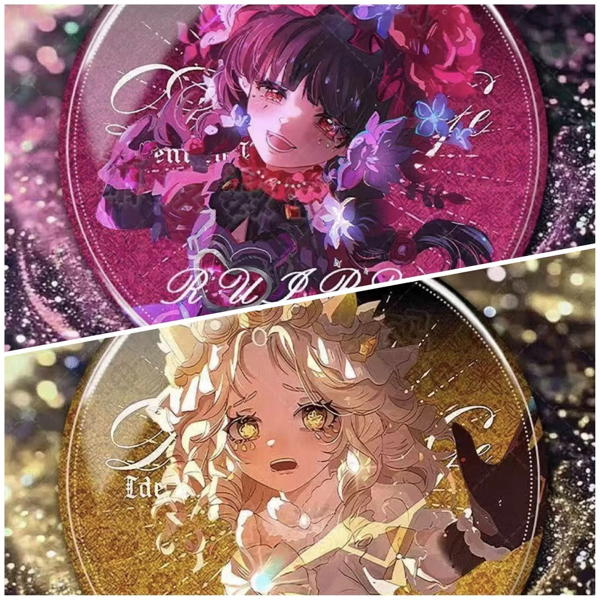 アイデンティティ 5: 小さな女の子、ザクロのディスク、ミス ゲーム、バー、穀物、バッジ