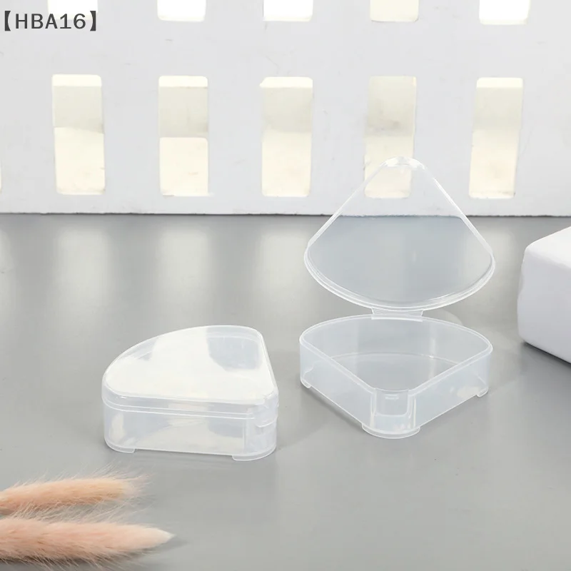 [-HBA16] 10 قطعة علبة صندوق بلاستيكي ل نفخة شفافة الإسفنج نفخة المحمولة السفر حقائب مستحضرات التجميل مستحضرات التجميل حقيبة للتخزين