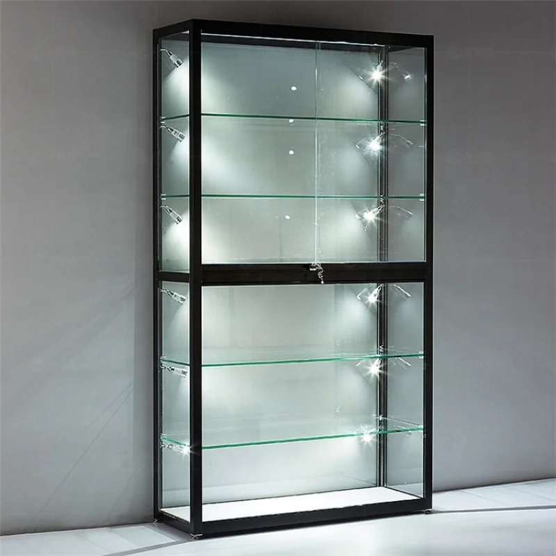 

2025customized.fashional glass commercial display showcase retail display counter