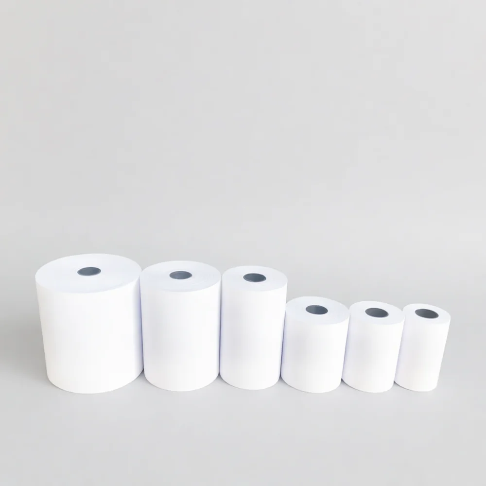 Direct Thermal Printing Paper Roll Professional Cash Register Paper For Restaurant Delivery POS Machine Smooth Surface Clear