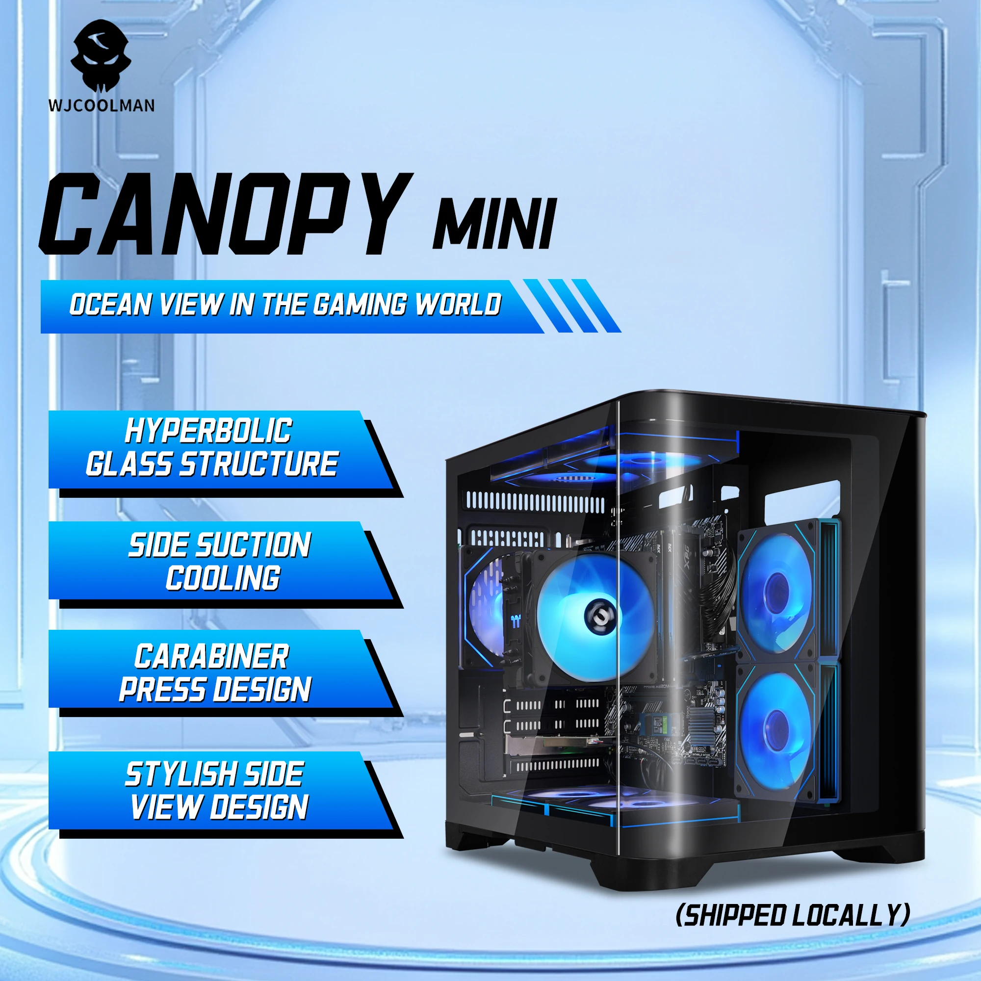 YEAH MAGIC Gaming Desktop AMD Ryzen 5 5600GT 3.9GHz 16GB(8G*2) DDR4 3200 1T NVME SSD ARGB 7 Fans Win 11 Home Gamer Desktop Compu
