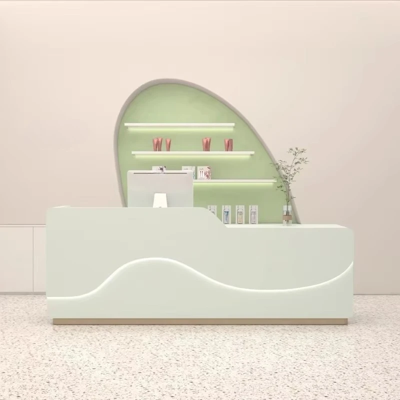 

&c Nail Art Clothing Store Cashier Counter Simple Modern Women's Clothing Store Bar Table Small Front Reception Desk