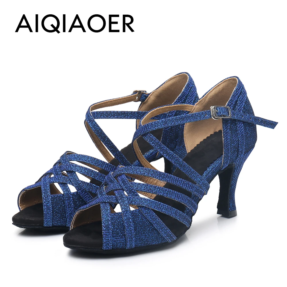 Soft-Soled Square Dance Shoes for Adults, Female Latin Dance Shoes, Ballroom Dancing Shoes, Summer Sandals