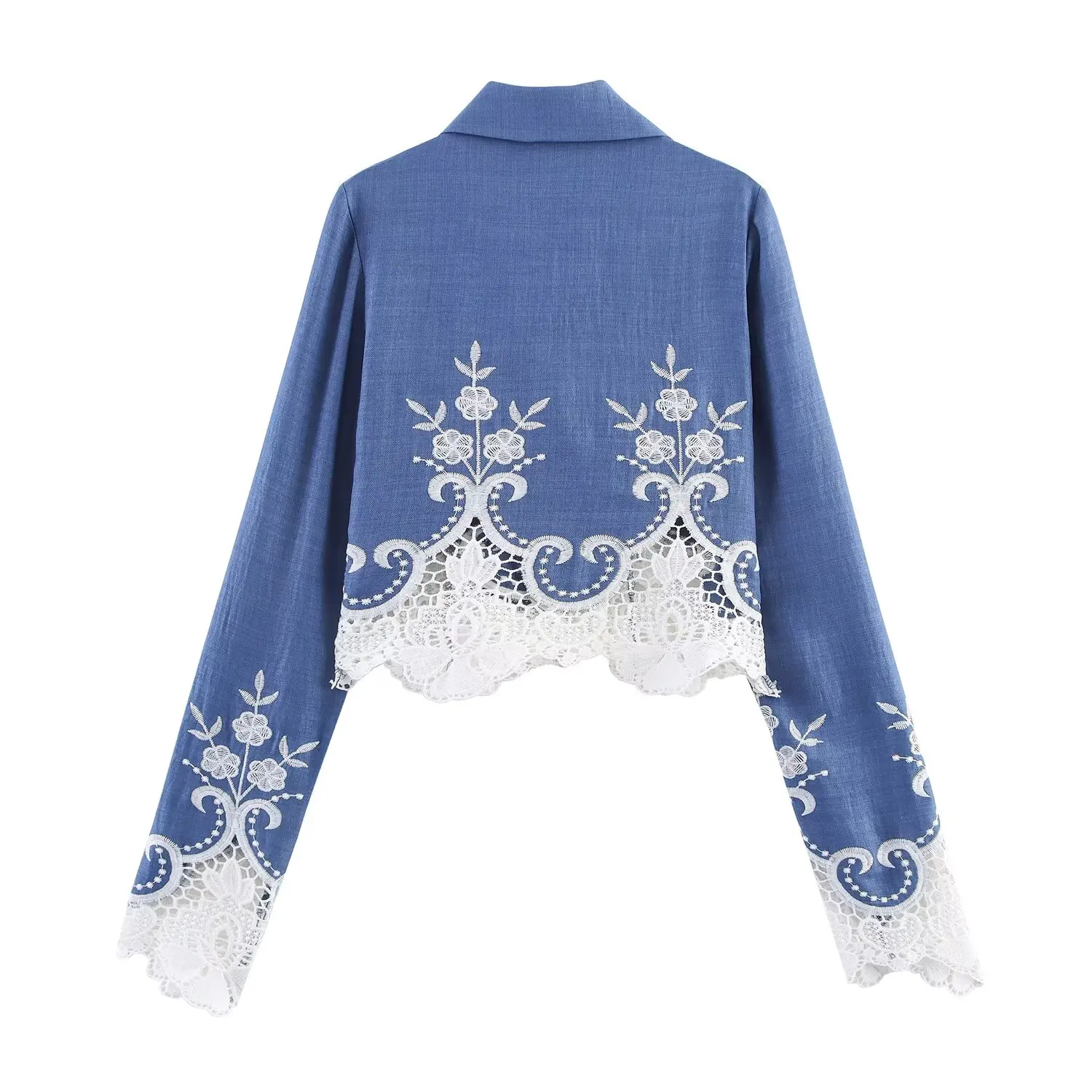 

ZBZA Spring New Women's Faionable Suit Collar ort Coat Polyester Fiber Long Sve Versatile Sle Medium Length No Button