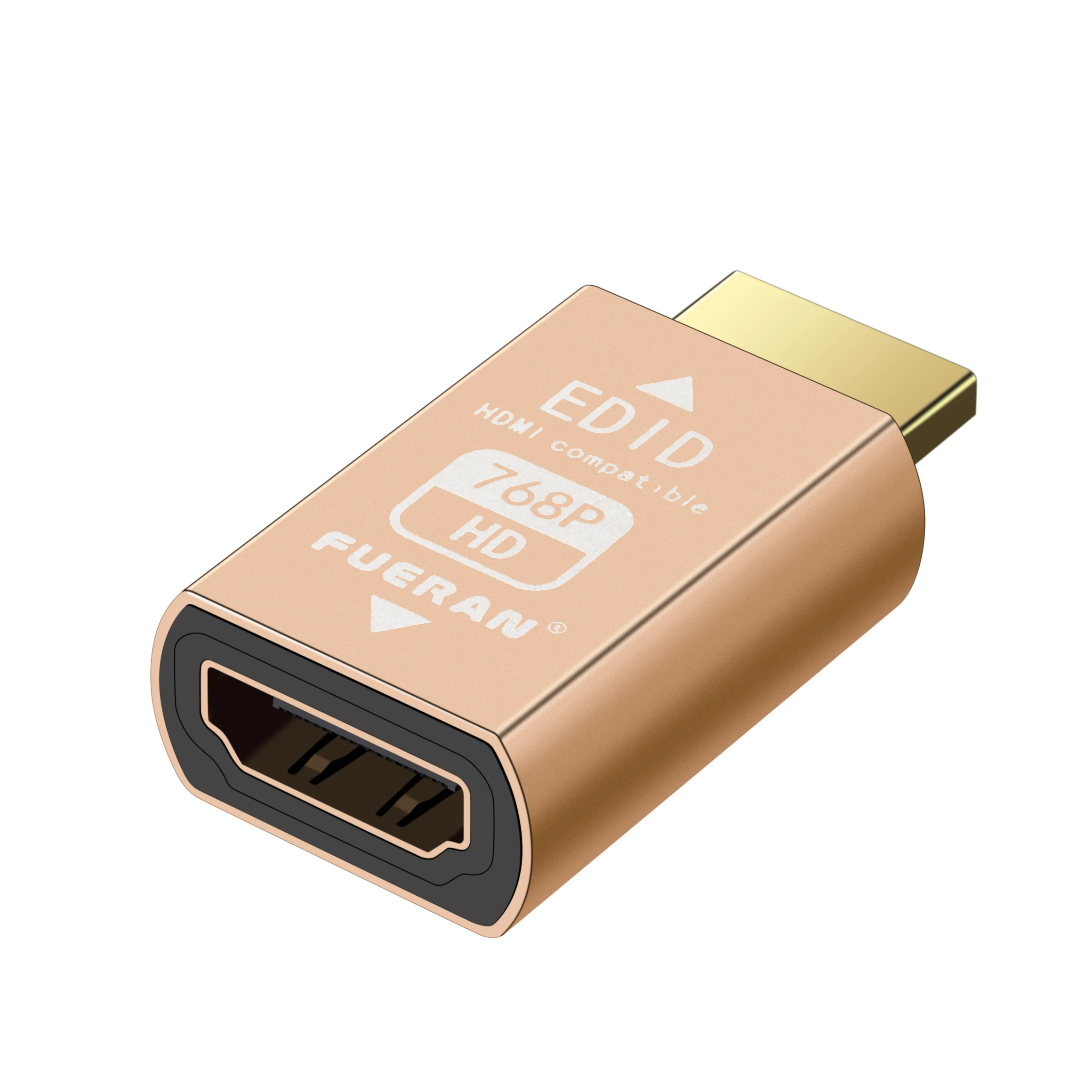 Emulator EDID FUERAN HDMI Pass-Through do użycia z rozdzielaczami, przełącznikami i przedłużaczami wideo (kompatybilny z systemami bez monitora) 1080P 4K-HDR — zdjęcie produktu 4