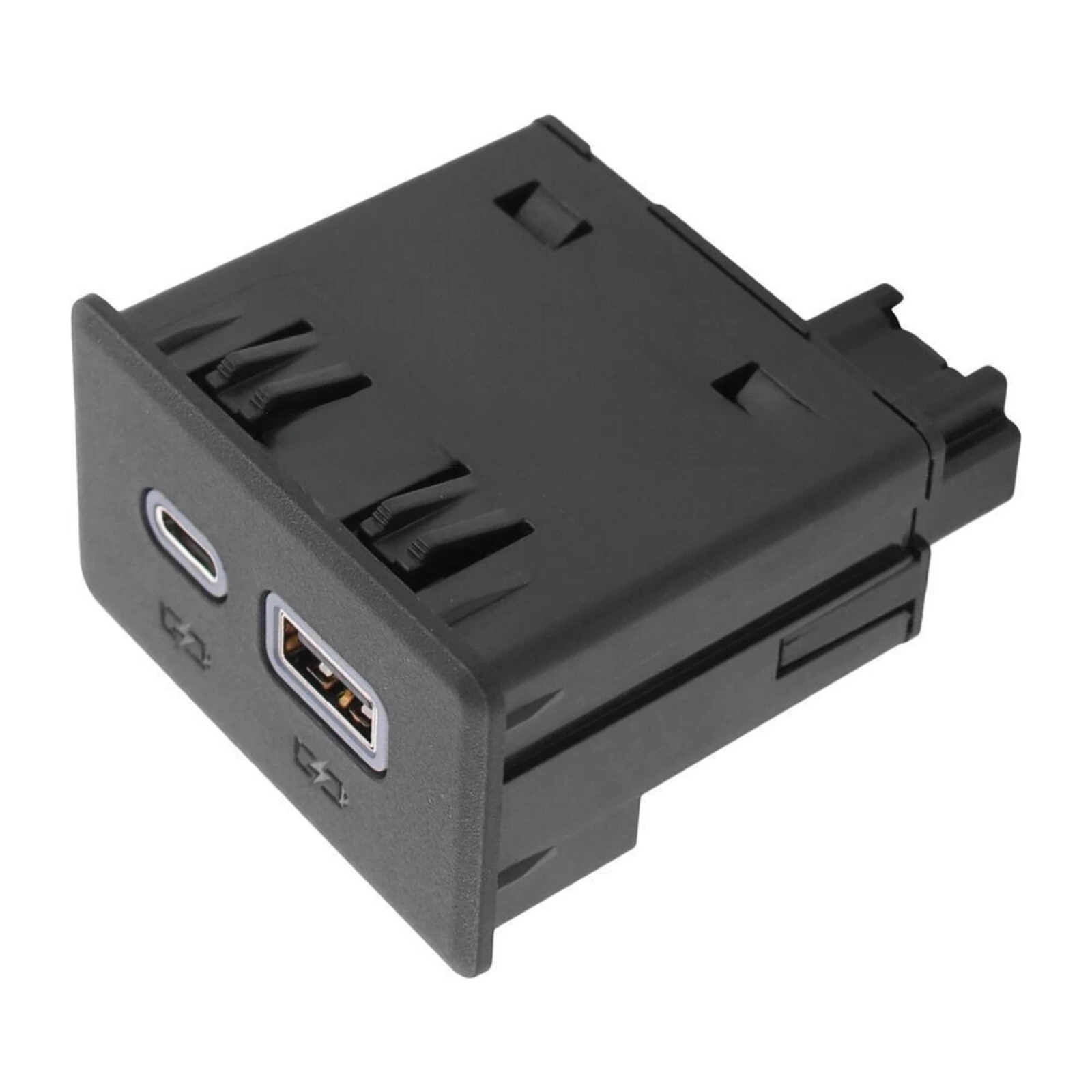 1 قطعة USB-C ميناء وعاء الشحن المزدوج لشروليه سيلفرادو 1500 2500 3500HD 13525889   قطع غيار السيارات