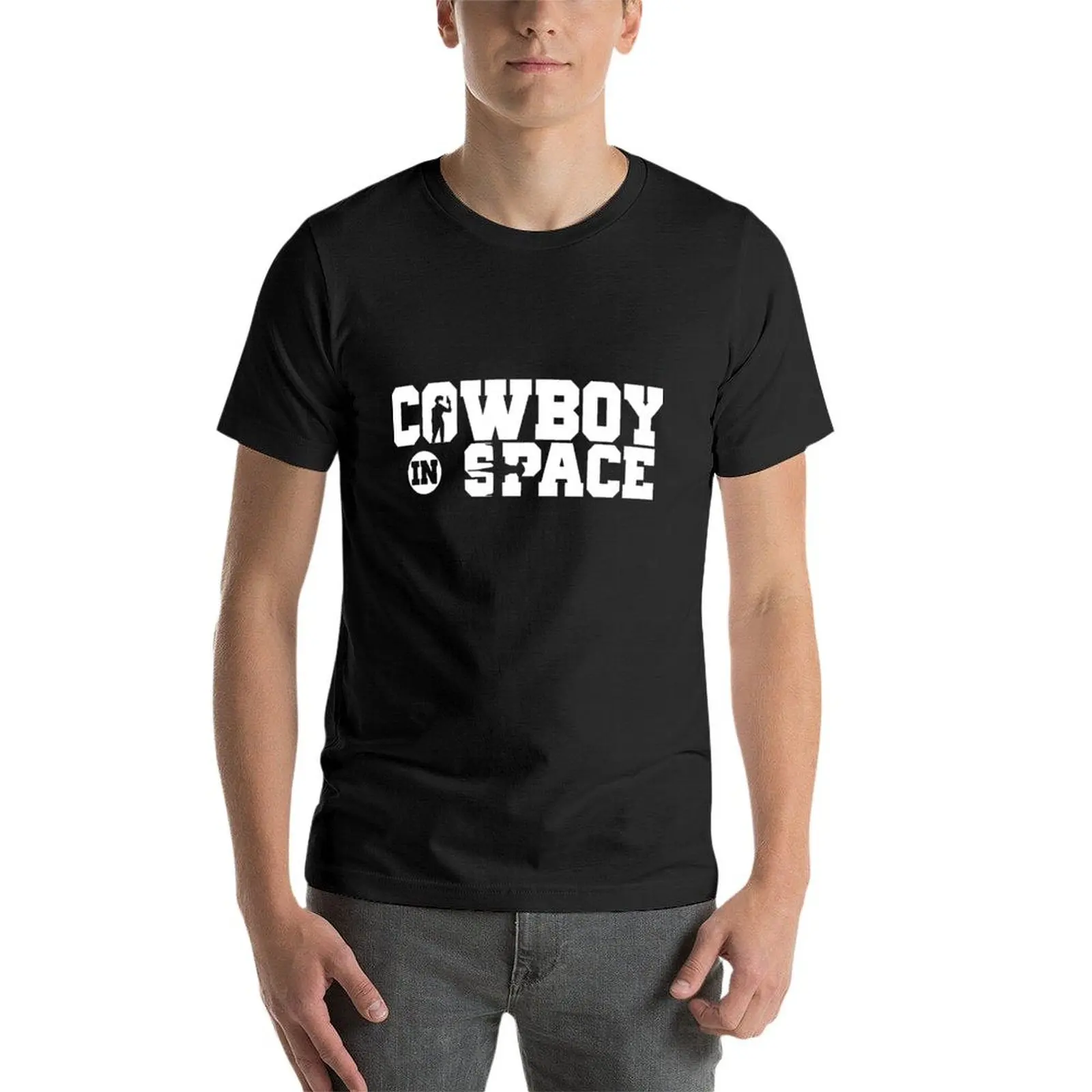 Cowboy In Space T-Shirt graphic shirts quick drying custom t shirt tops clothing for men