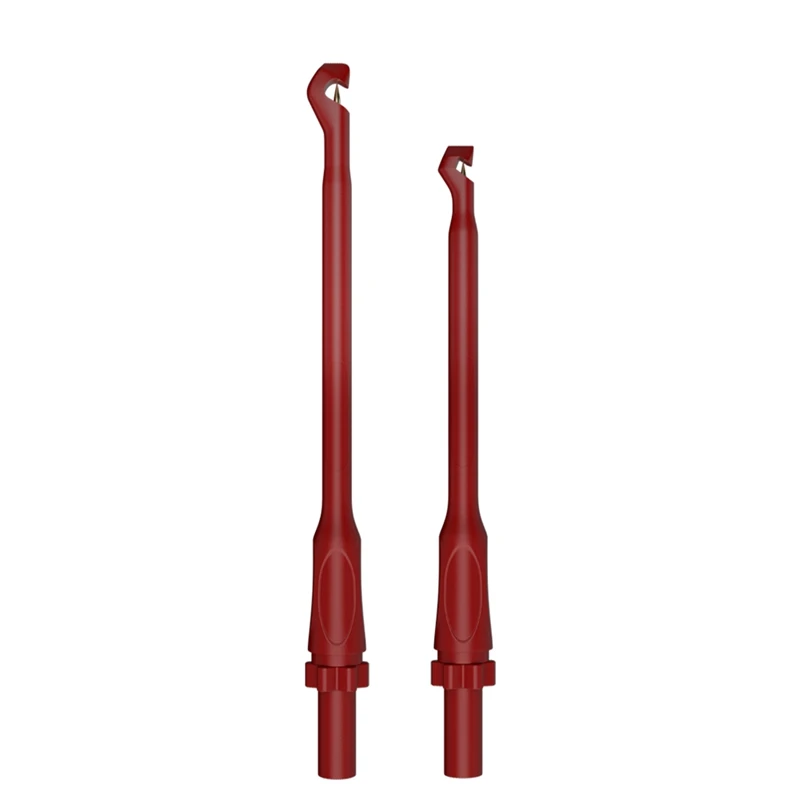 2PCS Safety Wire-Piercing Probes Non-Destructive Wire-Piercing Probes With 4MM Jack Puncture Test Hook Tool J.30036 A