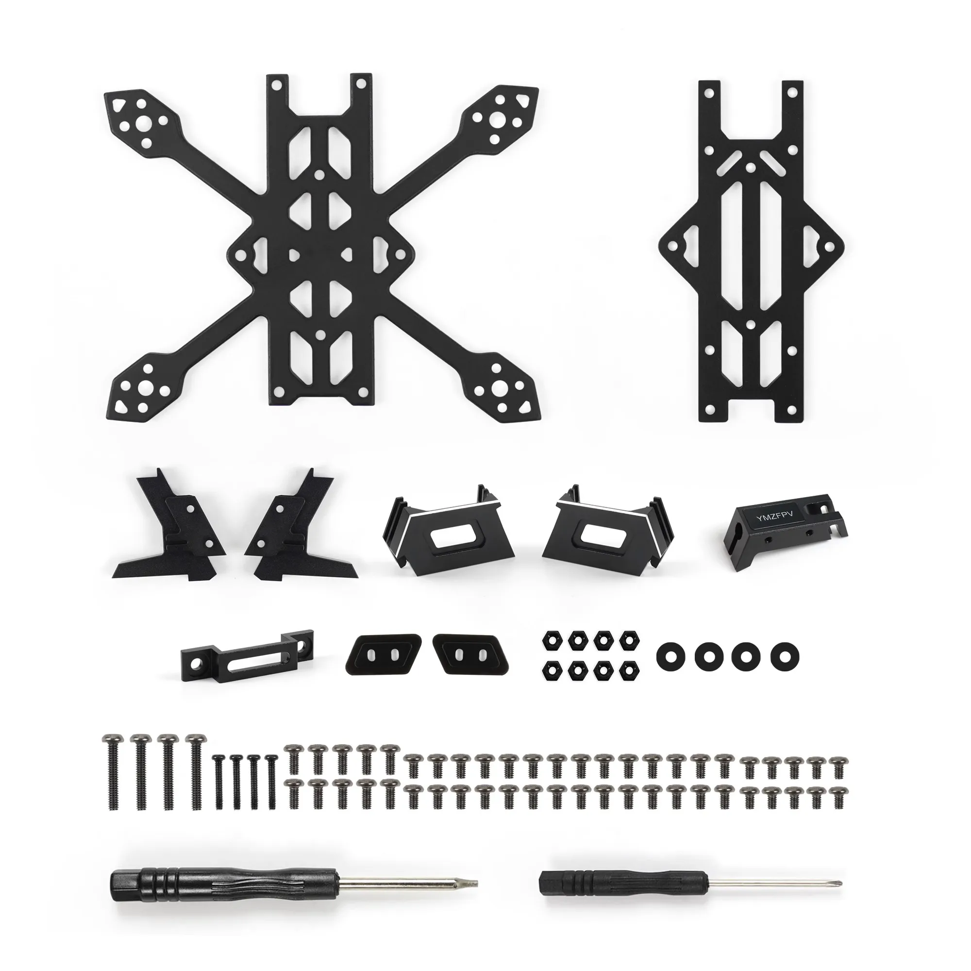 YMZFPV Eagle 1 E1 2Inch Frame Kit FPV Racing Drone parts Support DJI O3 HD / Analog VTX / 25.5X25.5MM AIO FC / 9X9MM Motor