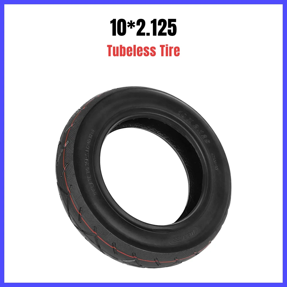 Pneu tubeless 10*2.125 pour trottinette électrique auto-équilibrante, pneu 10X2.125, pièces de réparation