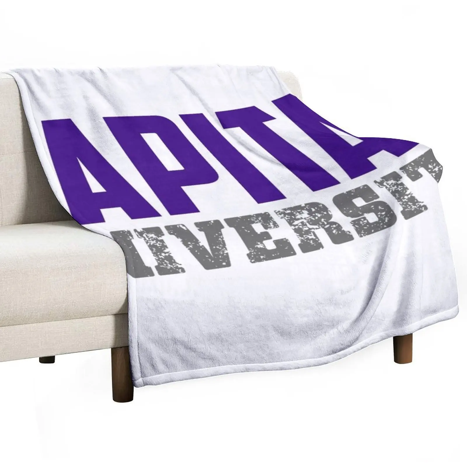 

Capital University, Columbus Ohio Throw Blanket Weighted Decorative Sofa Soft Blankets