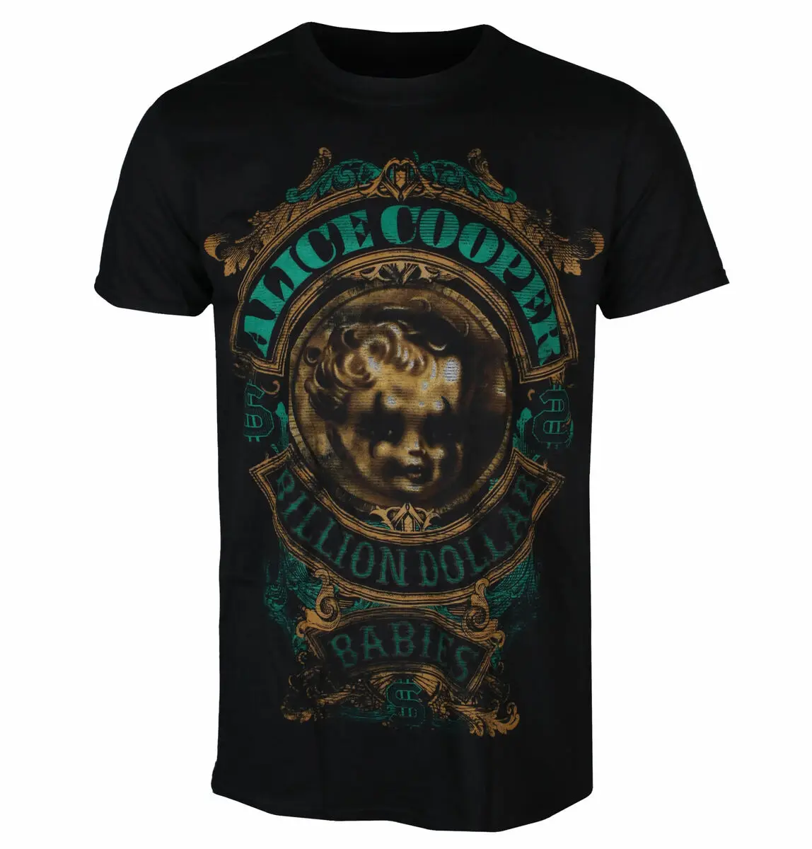 Pop Alice Cooper Grafisch Katoenen Band T-shirt Unisex Zomer Korte Mouw Modemerk Tee Luxe Casual Vintage Tees
