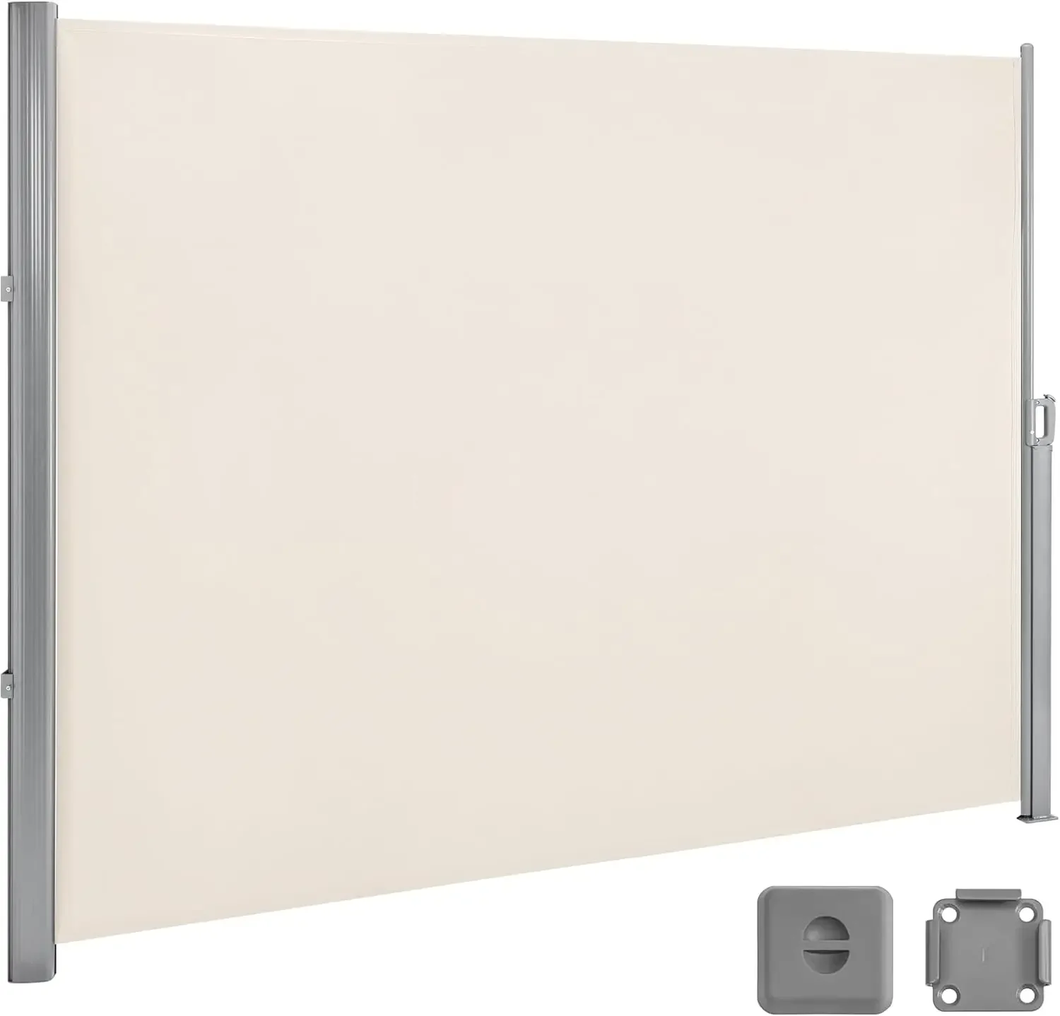 3*1.6M Awning, Fully Assembled Waterproof Sunshade Privacy Screen, Patio Retractable Side , for Garden, Balcony and Pools