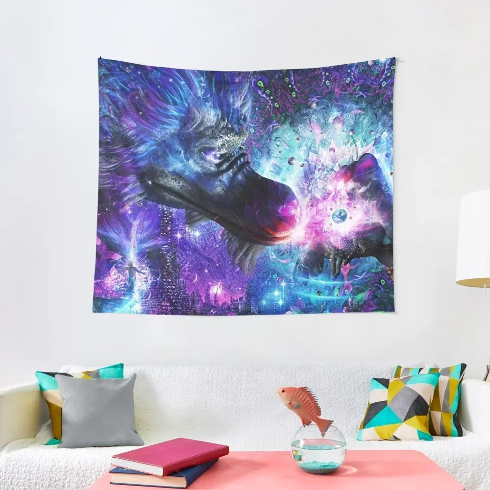 

A Spirit's Silent Cry Tapestry Nordic Home Decor Decorations For Your Bedroom Wall Hanging Wallpaper Tapestry