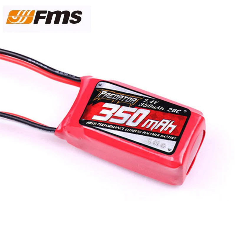 Fms Predator Model Lithium Battery 2s 7.4v 350mah/1300mah Electric Remote Control Fixed Wing Model Is Special Jst/xt30