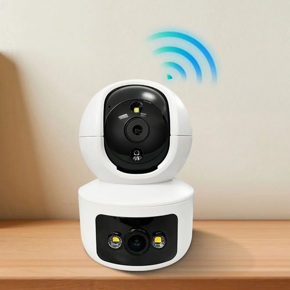 

360° Wireless WiFi Surveillance Camera 2K Night Vision WiFi Indoor Camera Automatic Tracking 2-Way Talk