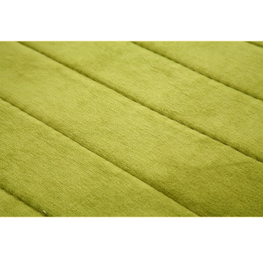 

Coral Memory Entrance Non-Slip Floor Mat Solid Color Stripes Absorbent Rug for Living Room Bedroom Bathroom Kitchen 30x50cm