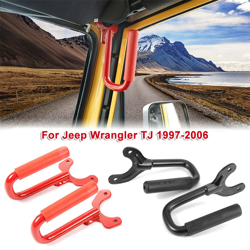 

2 шт./комплект, передние ручки для Jeep Wrangler TJ 1997-2006