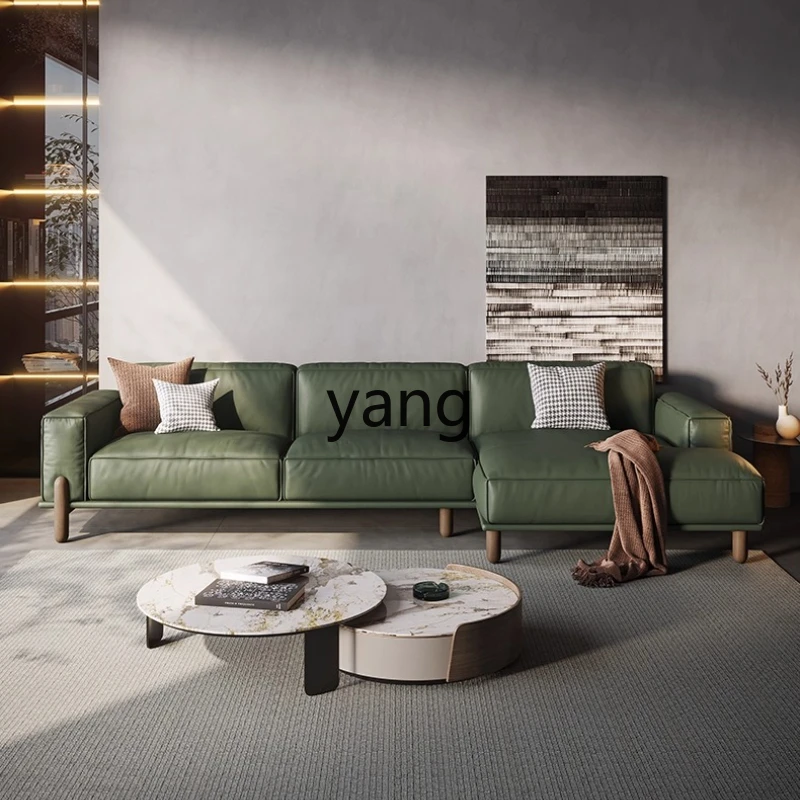 

YHM light luxury high-footed living room sofa minimalist straight row comfortable