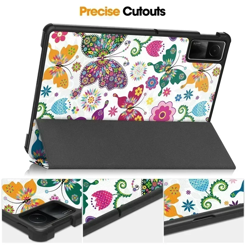 2023สำหรับ redmi Pad SE เคสฝาแม่เหล็กพับสามทบสำหรับ Xiaomi redmi Pad SE 11นิ้วเคสแท็บเล็ต