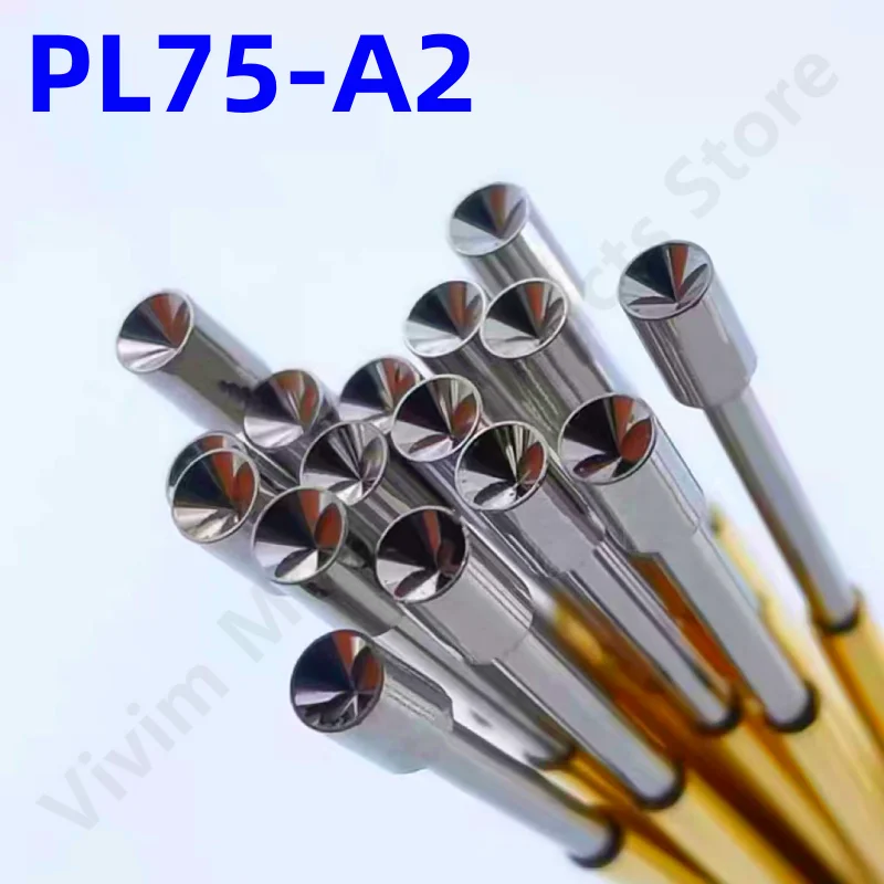 20/100PCS PL75-A2 Spring Test Probe Test Pin Pogo Pin PL75-A For Testing Circuit Board Length 33.35mm Dia 1.02mm Head Dia 1.30mm