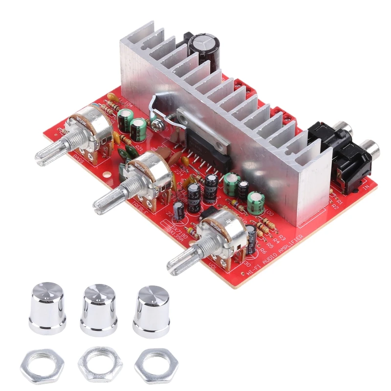 TDA 7377 40w Car DIY Stereo Amplifier Power Board With Silver Plating Button Adjustable Dual Channel
