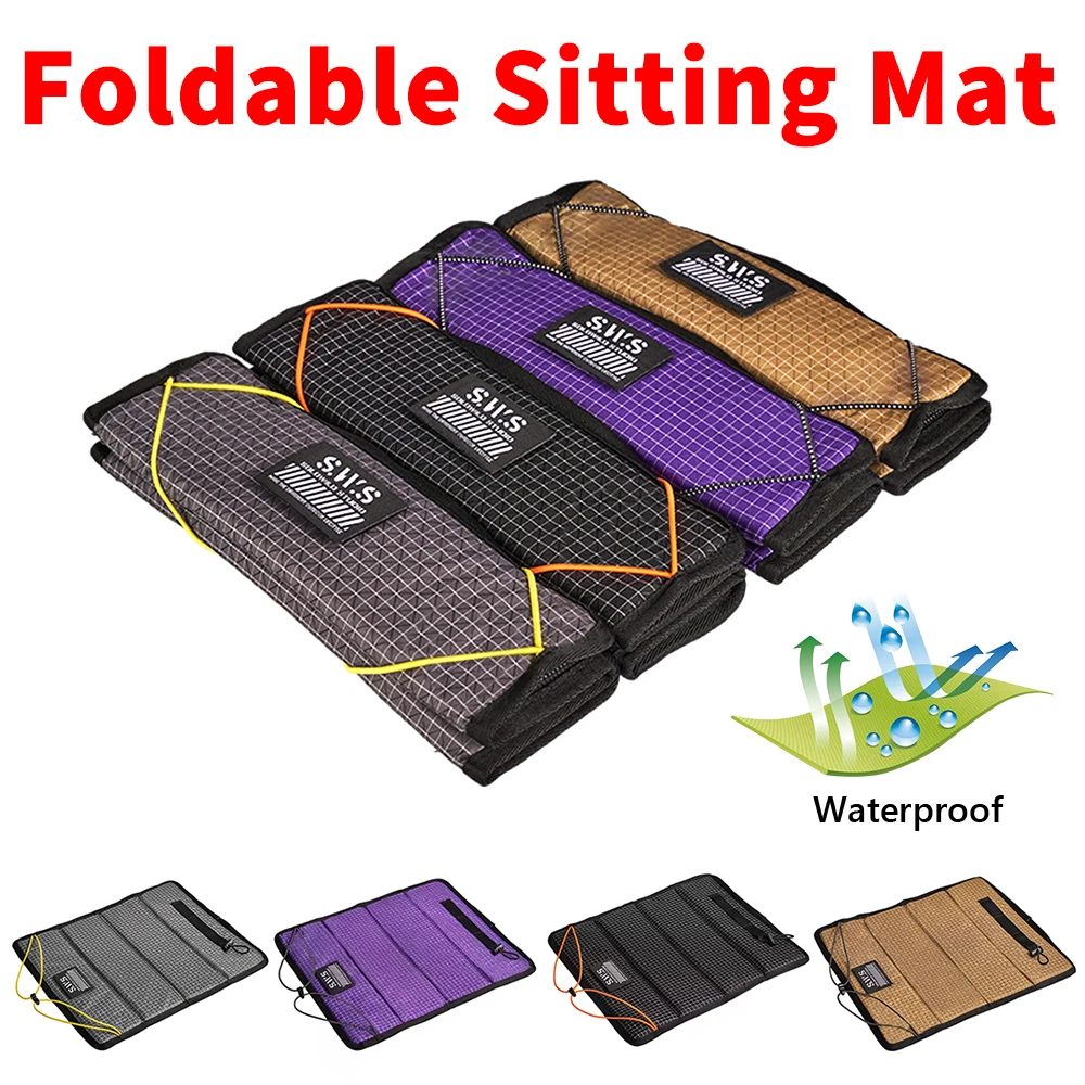 1PC Outdoor Picnic Sitting Mat Waterproof Beach Foldable Seat Cushion Anti-Slip Moisture-Proof Sitting Pad for Outdoor Camping