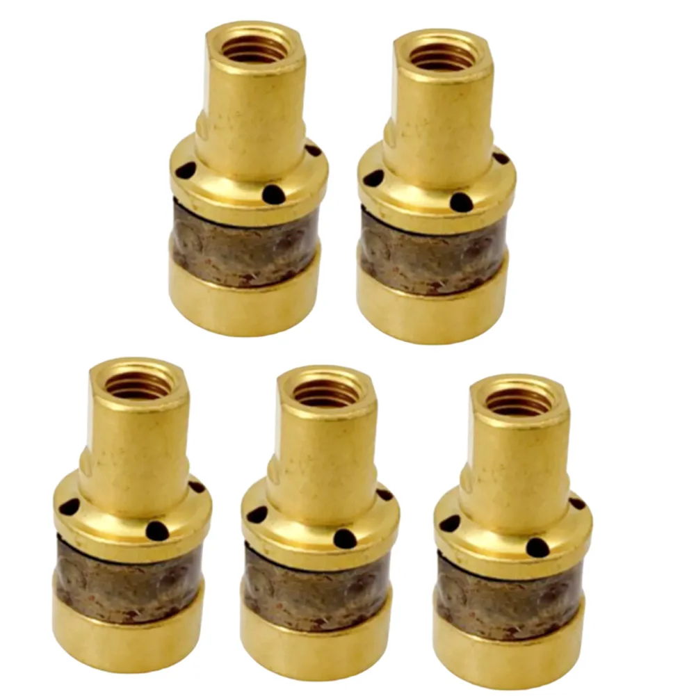 

Five Pack MIG Welding Gas Diffuser Adapter 169716 for Use with For Miller M1015 and For Hobart H Series MIG Welding Units Copper