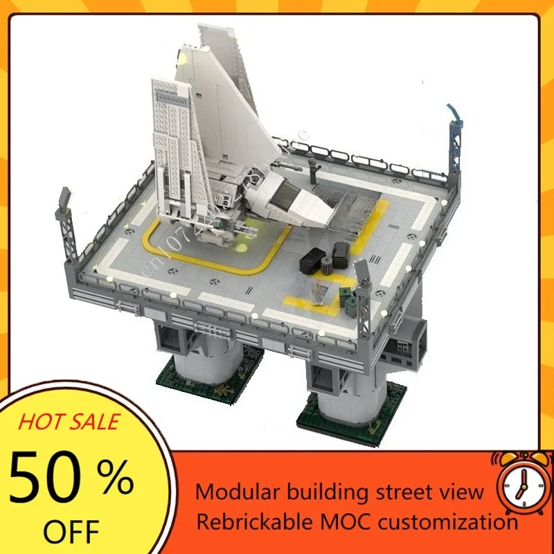 3387PCS MOC Space Battle Series SW Landport on Endor Model Custom Puzzle Technology  Creative Education Assemble Toy Gift
