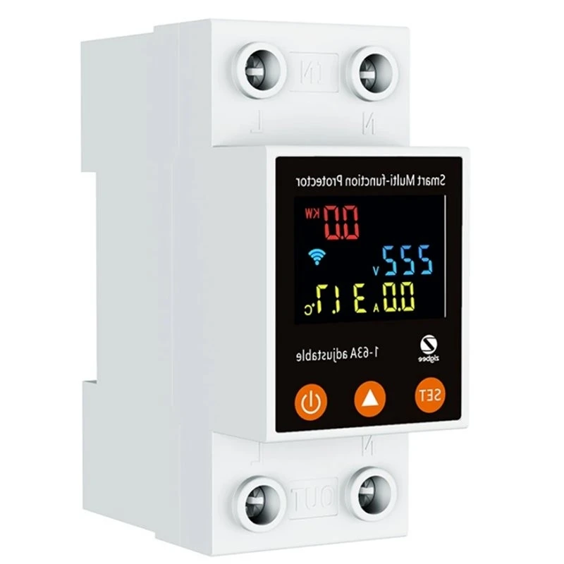t21c-tuya-zigbee-smart-2p-63a-bidirectional-metering-residual-current-circuit-breaker-overvoltage-protection-app-timer-control