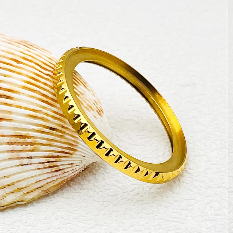 Seiko SKX007 Dial Ring Bezel Stainless  Steel Bezel Insert Fits for SKX007 Watch Case NH35 NH36 Automatic Movement Men's Watches