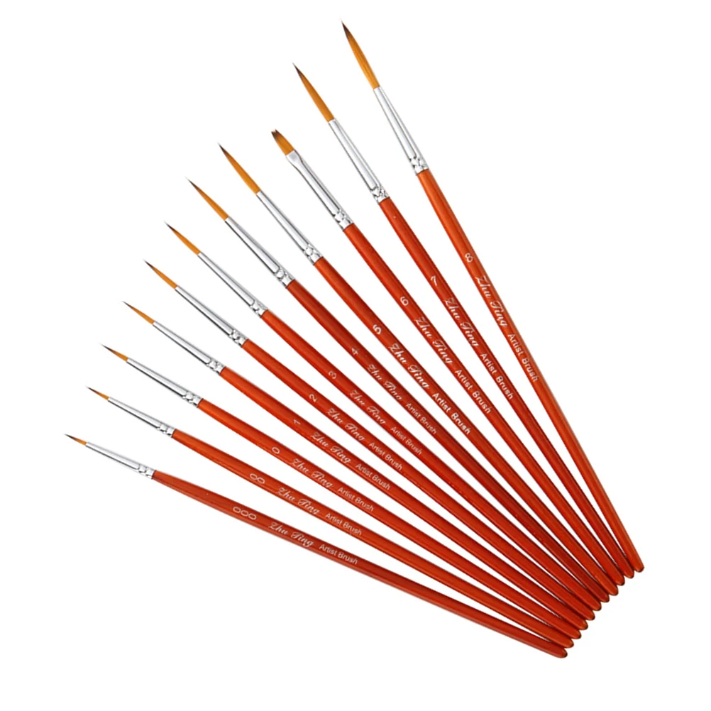 

11pcs Long Rod Drawing Set Miniature Paint Pens Detail Drawing Pen Pen Sketching Watercolor Art Supplies