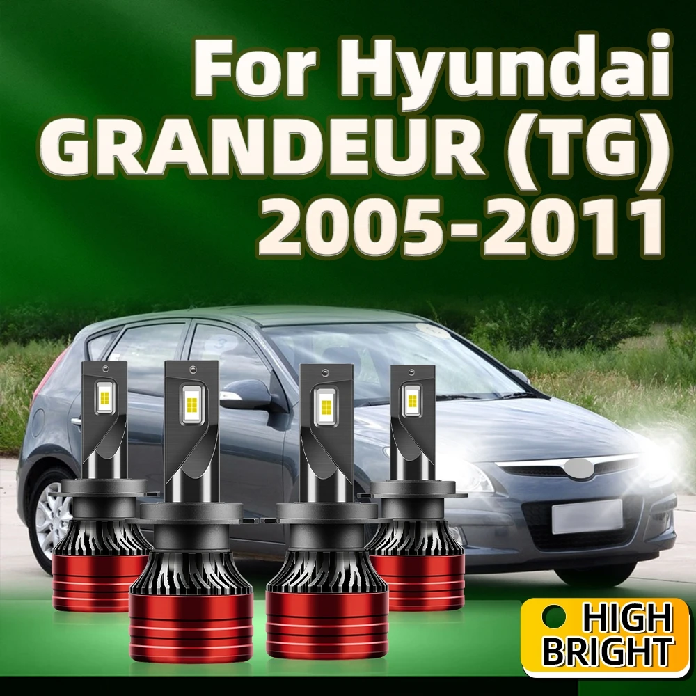 

2/2/4Pcs Led H7 Light Bulbs 30000LM Car Headlights For Hyundai GRANDEUR (TG) 2005 2006 2007 2008 2009 2010 2011