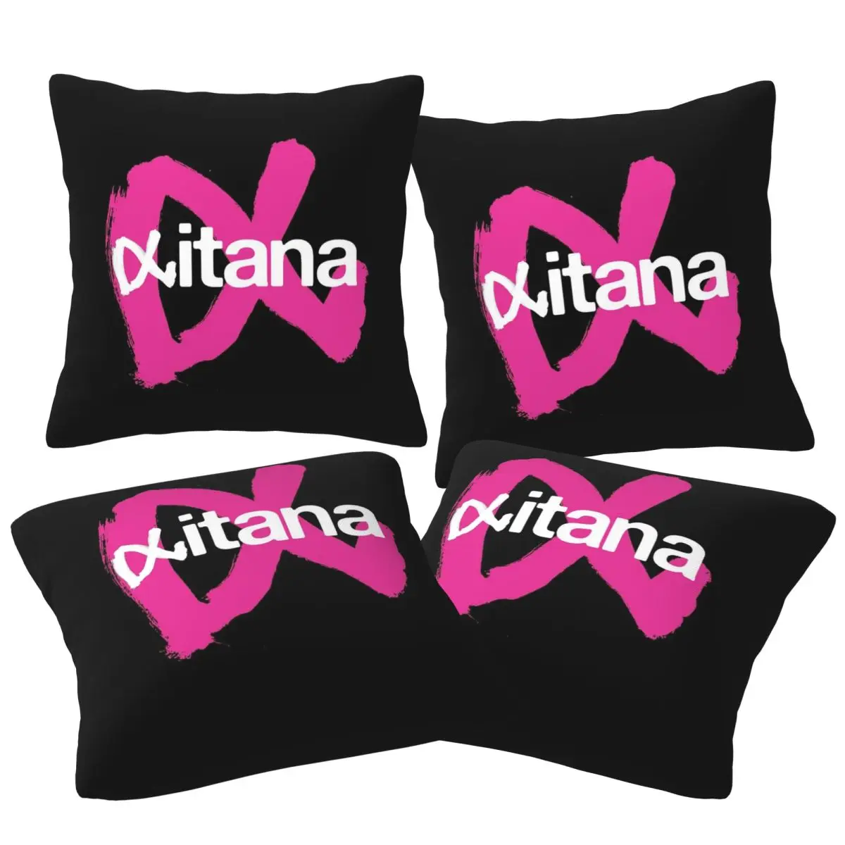 

Beauty Aitana Spanish Singer4pcs Square Pillowcase Cushion Cover Pillow Case Throw Pillow Cover for Home Sofa Living Room