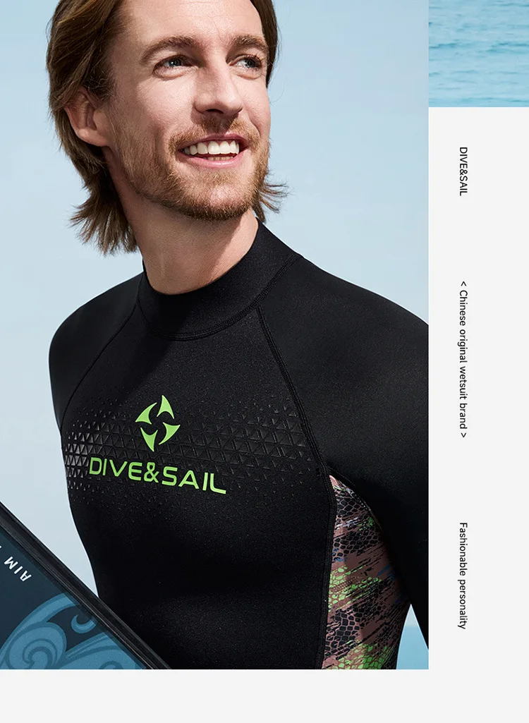 1.5 มม.Scuba แขนยาวกีฬาทางน้ํากลางแจ้ง Spearfishing พายเรือคายัคว่ายน้ํา WetSuit Neoprene อุ่นดําน้ําดูปะการัง Drift ชุดดําน้ํา