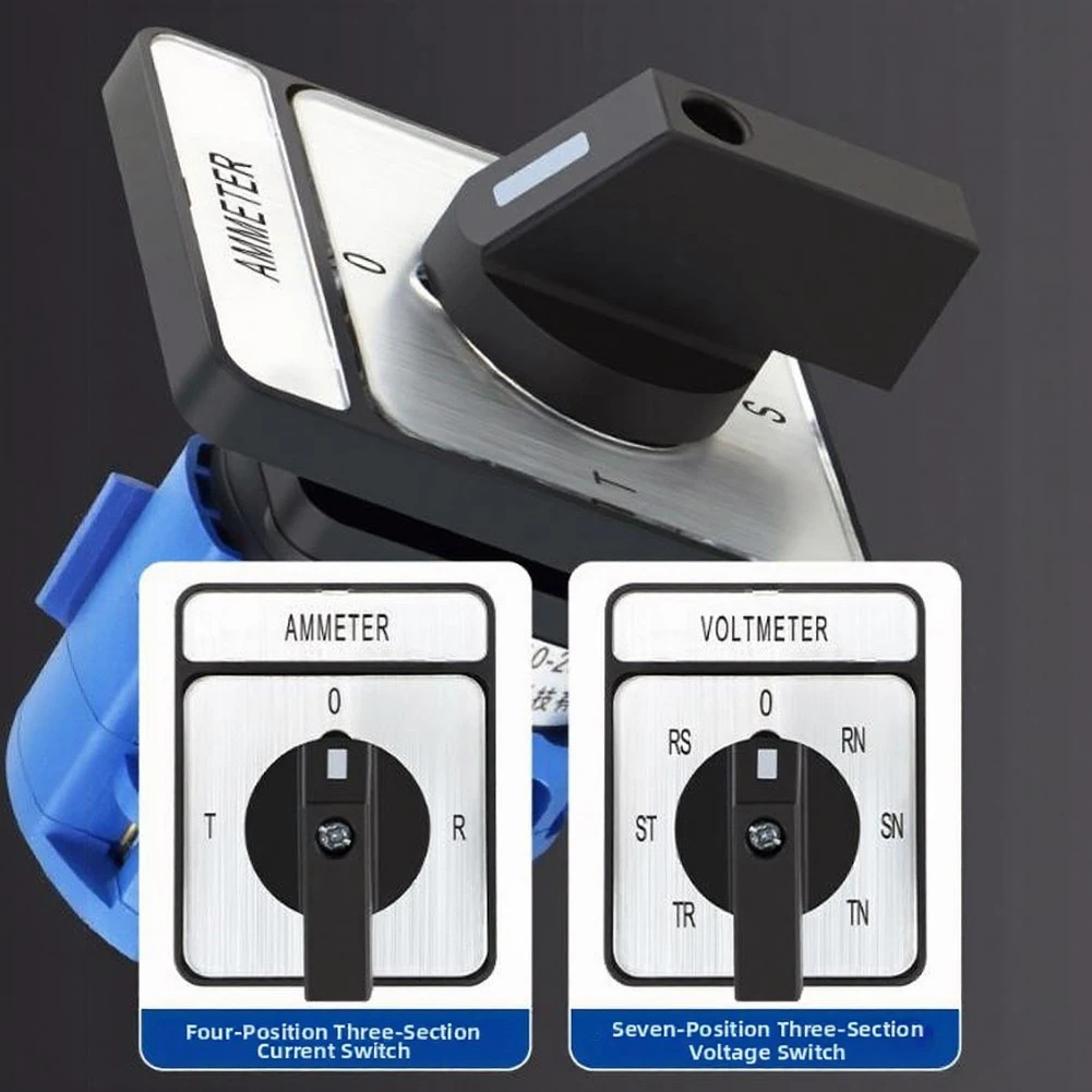 20A Changeover Switch Four-level Three-stage Current Conversion / Seven-level Three-stage Voltage Conversion For RVs And Boats