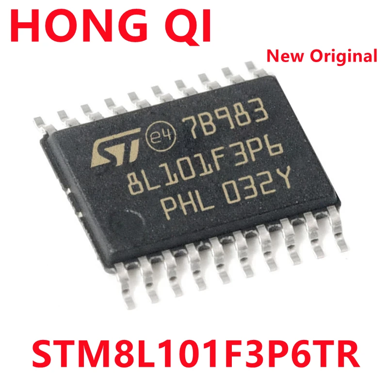 1pcs Original New STM8L101F3P6TR TSSOP-20 STM8L101F3P6 8-bit tssop20 microcontroller single chip MCU/8KB/16MHZ flash memory