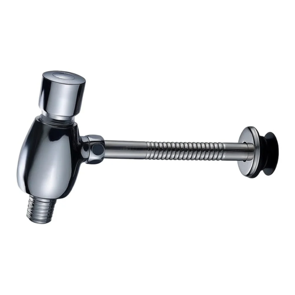 Brass Construction Urinal Flush Valve with Manual Activation Mechanism Suitable for Retrofit and New Installation Projects