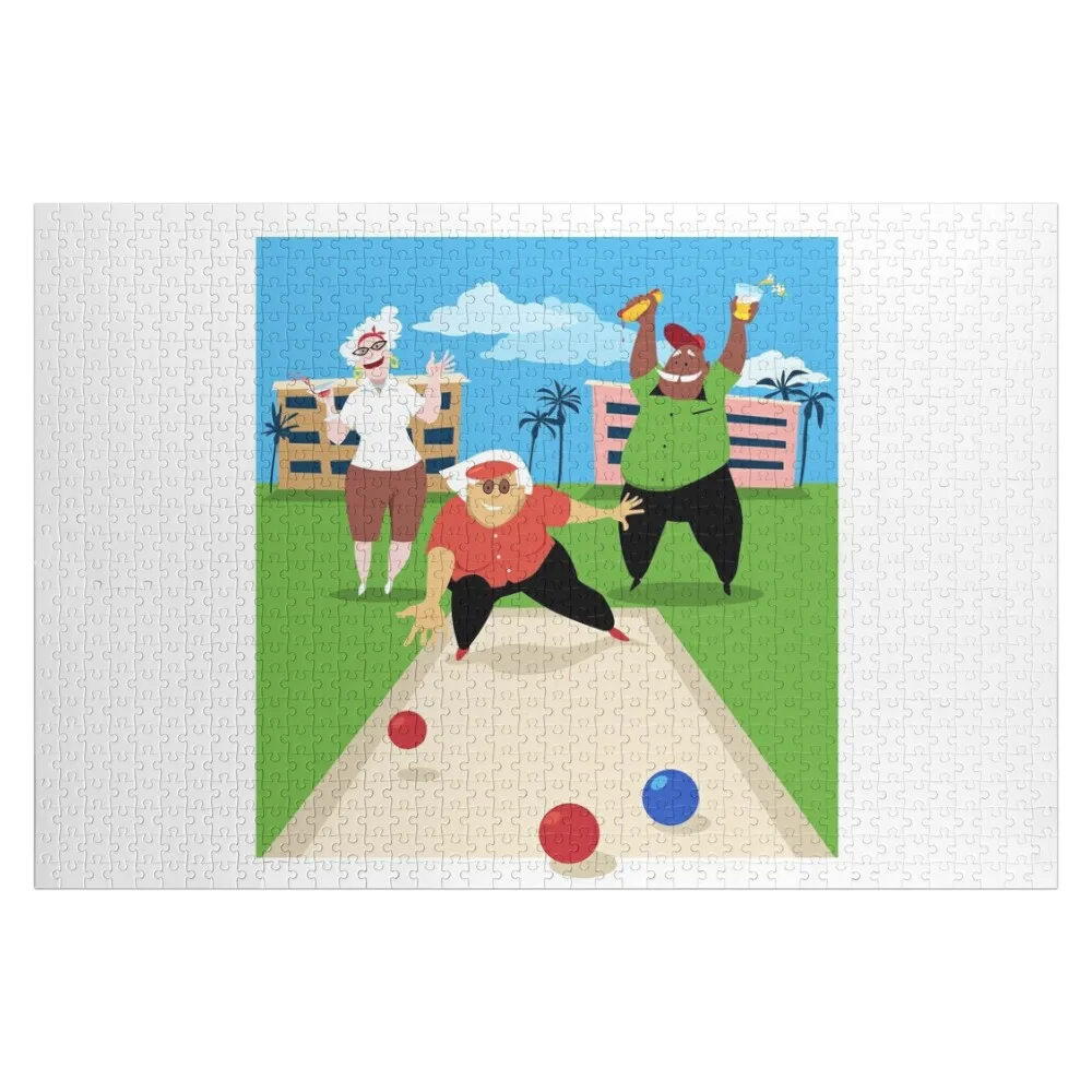 

Bocce Ball Jigsaw Puzzle Custom Name Child Toy Custom Wooden Gift Personalized Wooden Name Picture Puzzle