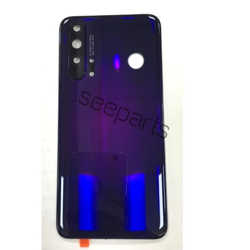 New Cover For Huawei Honor 20 Pro Battery Cover Door Back Housing Rear Case For Honor 20 Battery Cover Door With Lens Replacemen