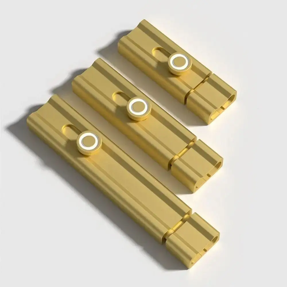 مشبك باب مضيء متين مضاد للسرقة، باب أمان من سبائك الألومنيوم، لا يوجد ثقب، مشبك باب للمطبخ #2