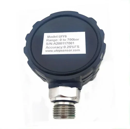Water Oil Intelligent Hydraulic Pressure Gauge Digital Manometer with Rubber Cover