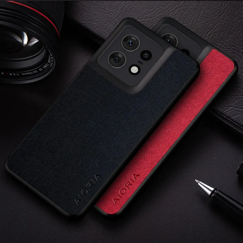 Case For Motorola Edge 50 Ultra Pro Fusion Neo funda business style durable textile leather cover for Moto Edge 50 Ultra coque