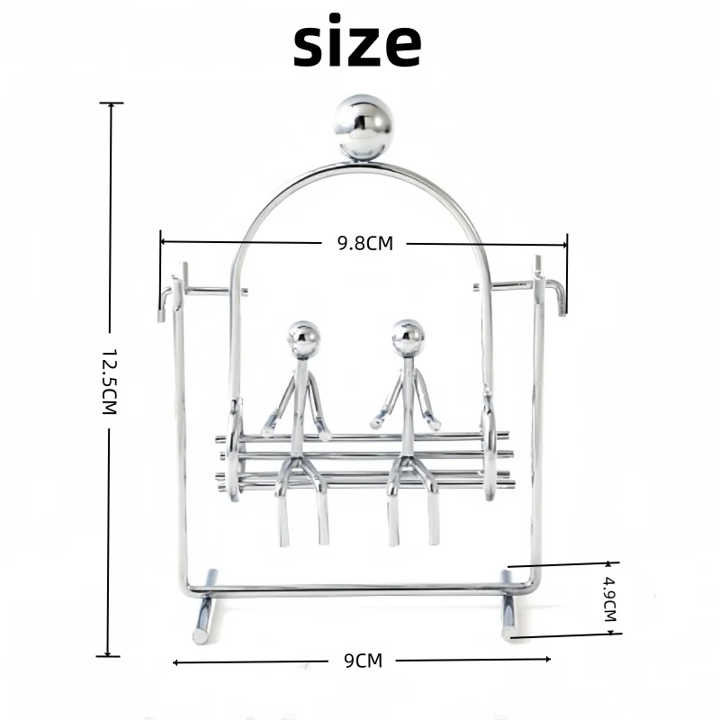 1 قطعة عشاق سوينغ الحركية الفن التوازن دليل سوينغ الميكانيكا الفيزيائية الضغط المنزل مكتب سطح المكتب الديكور هدية للطفل