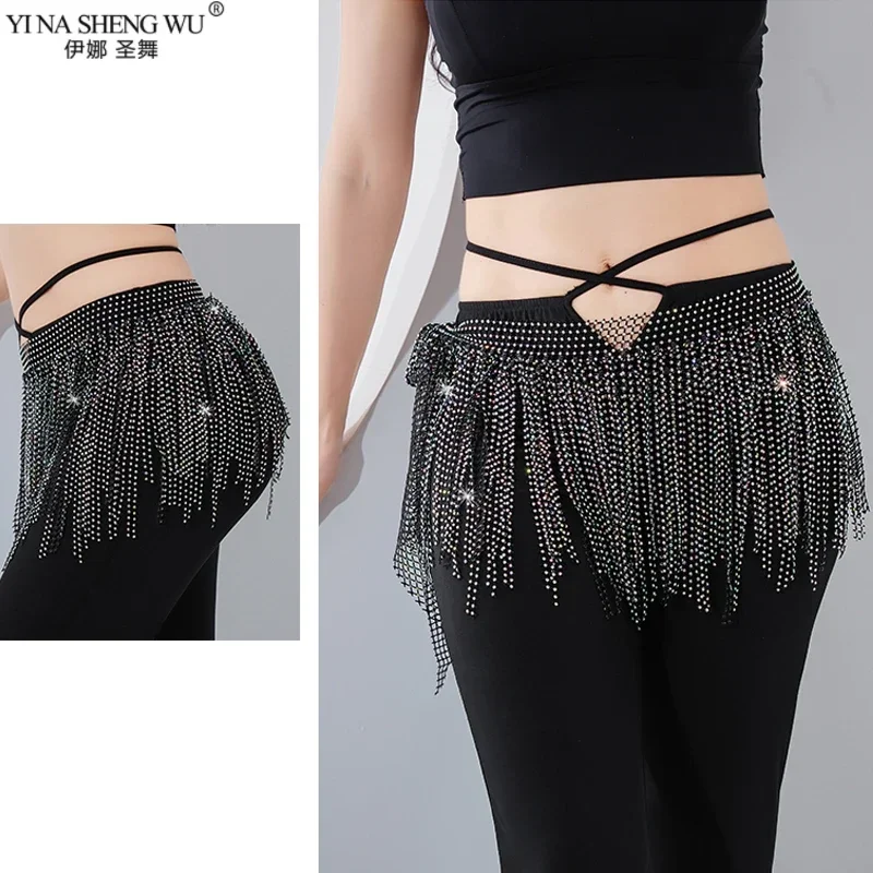 Écharpe de hanche de danse du ventre pour femmes, chaîne de taille, couleur argent, ceinture gitane, accessoires de Costume de danse du ventre, ceinture de Performance pratique